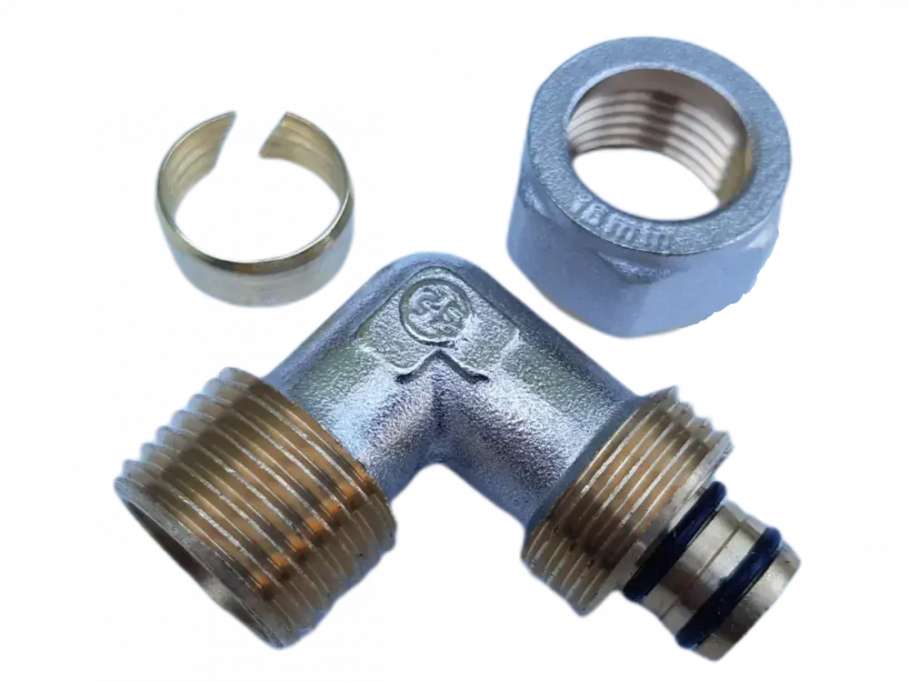 Koleno svěrné pro AL-Pex 16 x 3/4" - vnější závit