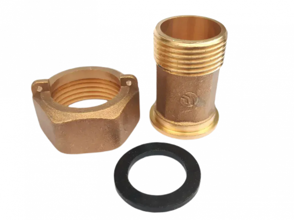 Mosazné topenářské půlšroubení 1/2" x 3/4" MF Melscher FT414/12-34