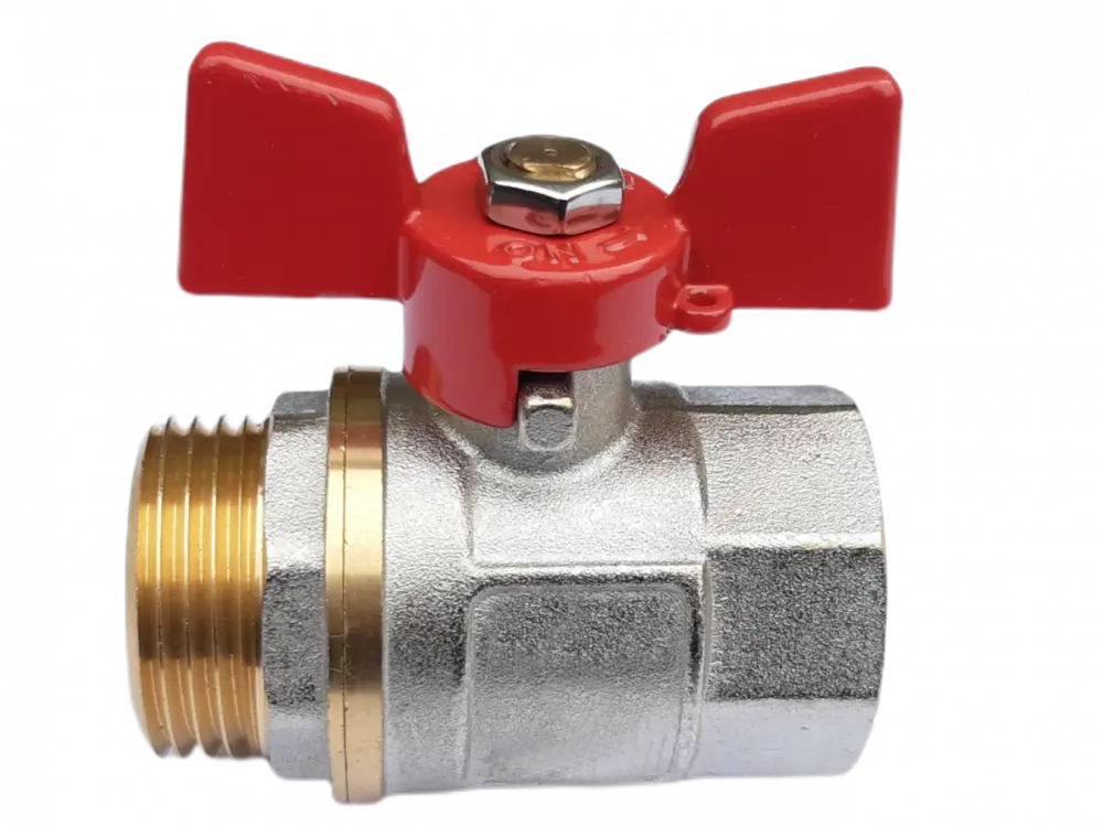 Kulový kohout motýl MF 3/4" s ucpávkou PN30 Melscher BV3202-34