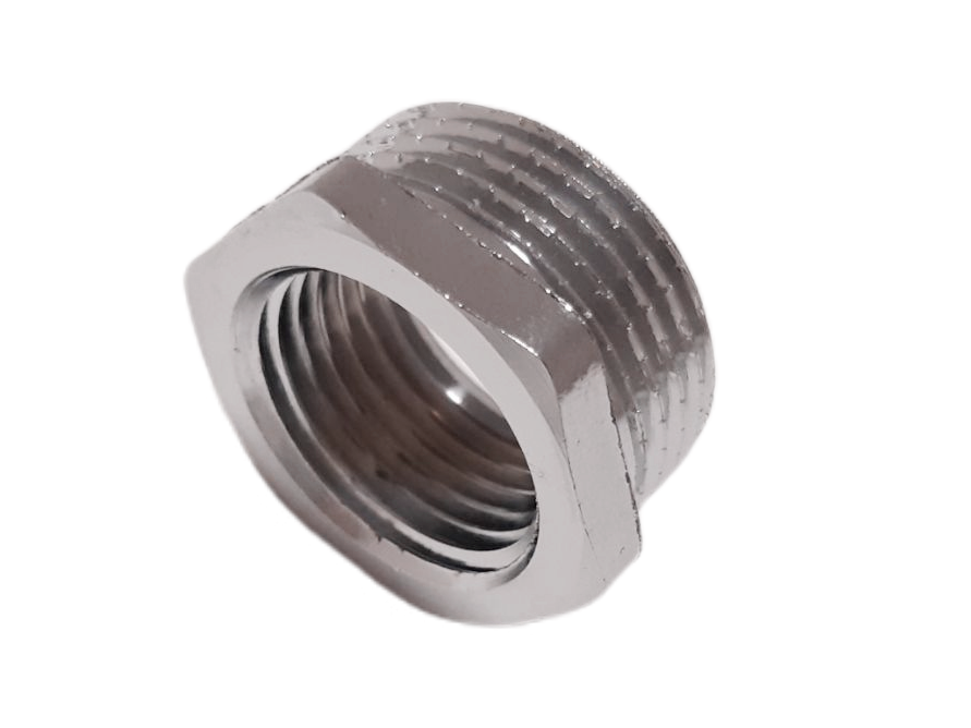 Chromovaná redukce 1/2" F x 3/4" M