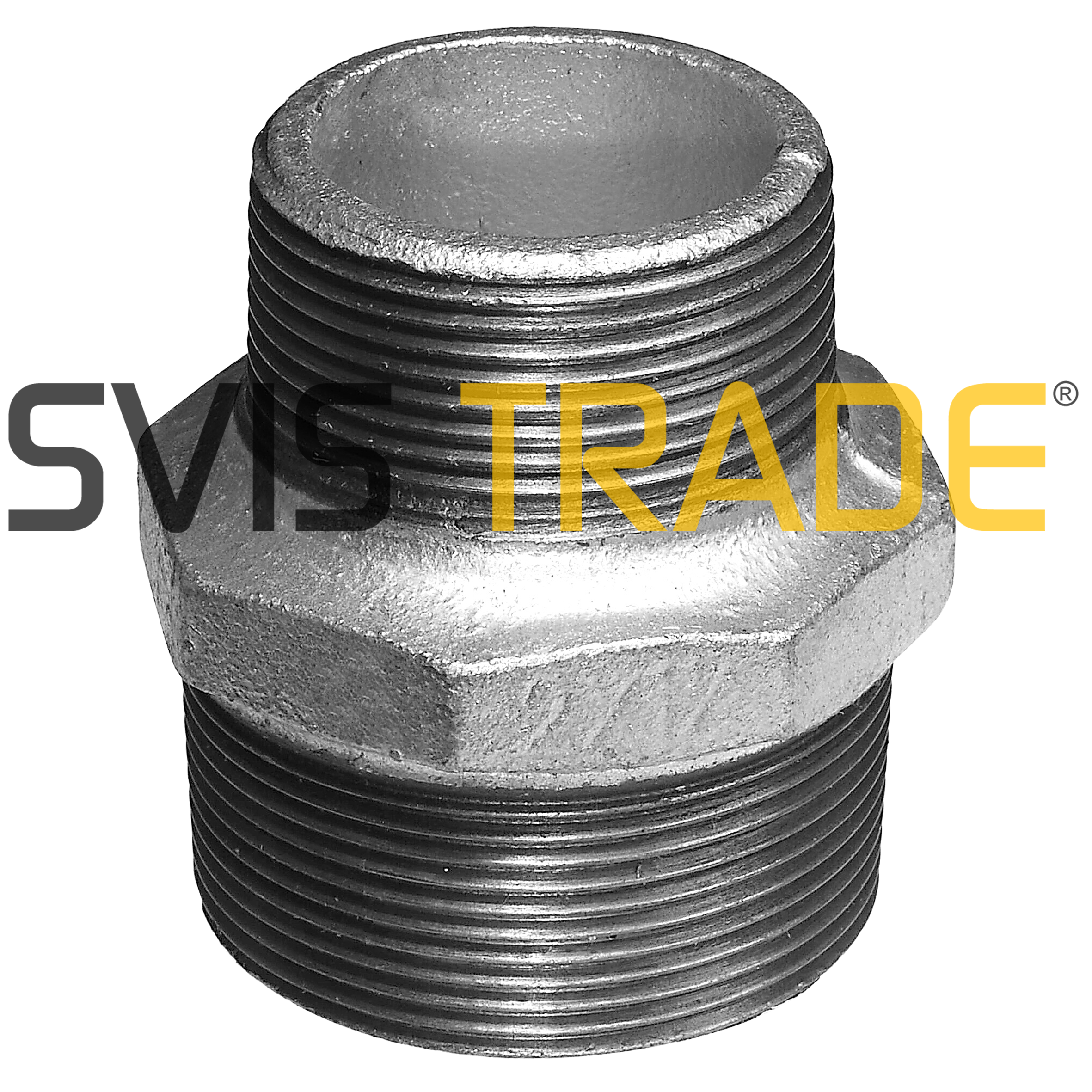POZINKOVANÁ VSUVKA REDUKOVANÁ 1/2" X 3/8" MM
