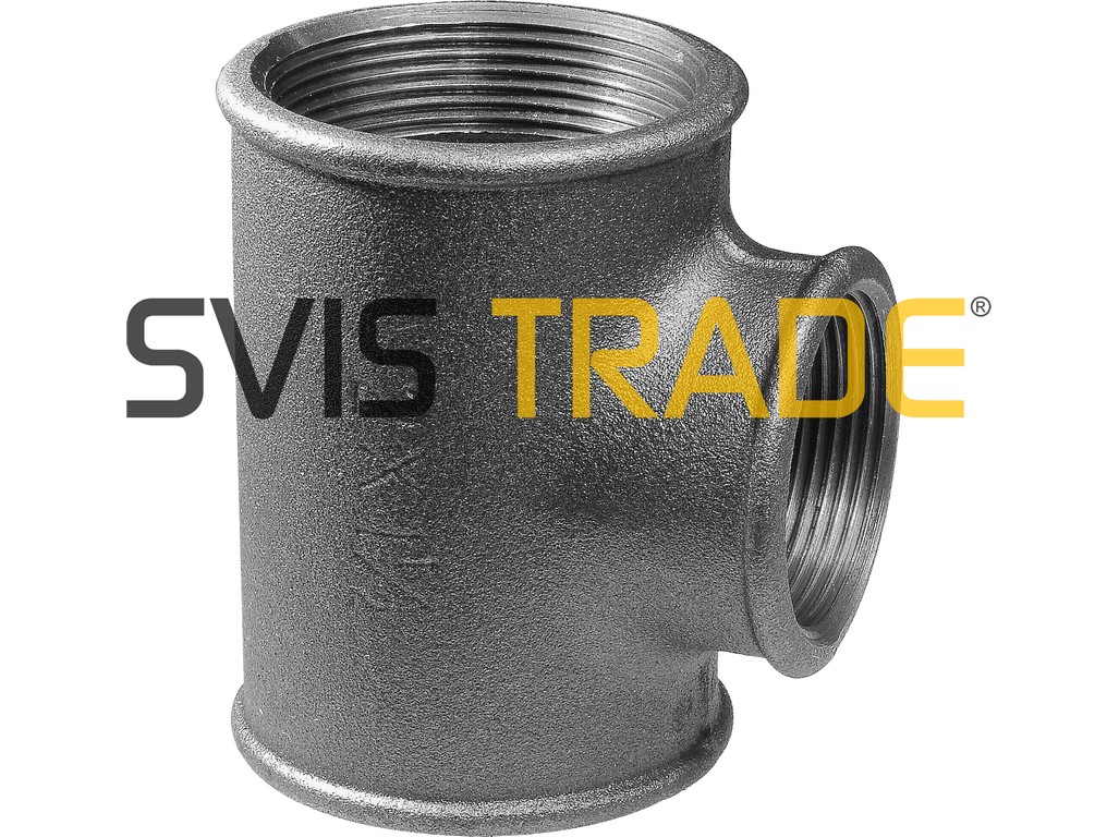 ČERNÝ T-KUS REDUKOVANÝ 6/4" X 1" 130 FFF
