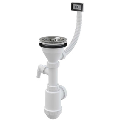 Sifon dřezový s přepadem DN50/40 Alcaplast A444