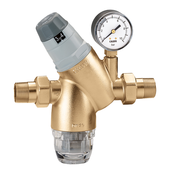 REGULÁTOR TLAKU CALEFFI S FILTREM a manometrem  3/4"