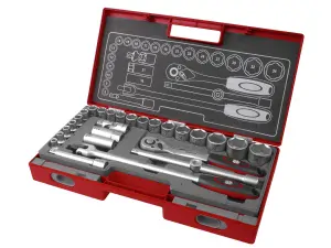 hlavice nástrčné, sada 27ks, 1/2" Fortum 4700014