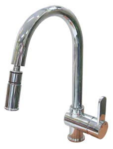 Stojánková dřezová baterie s výsuvnou sprchou