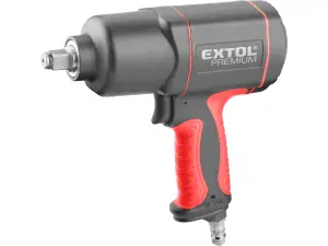 Utahovák rázový, 1/2", kompozit, pneu, 800Nm Extol premium 8865016