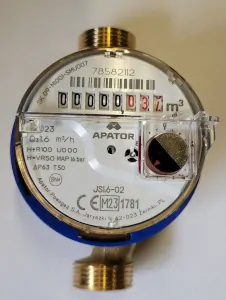 Vodoměr 1/2" SV Apator 2509