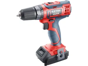 vrtací šroubovák aku SHARE20V, 20V Li-ion, 1500mAh , Extol premium 8891800