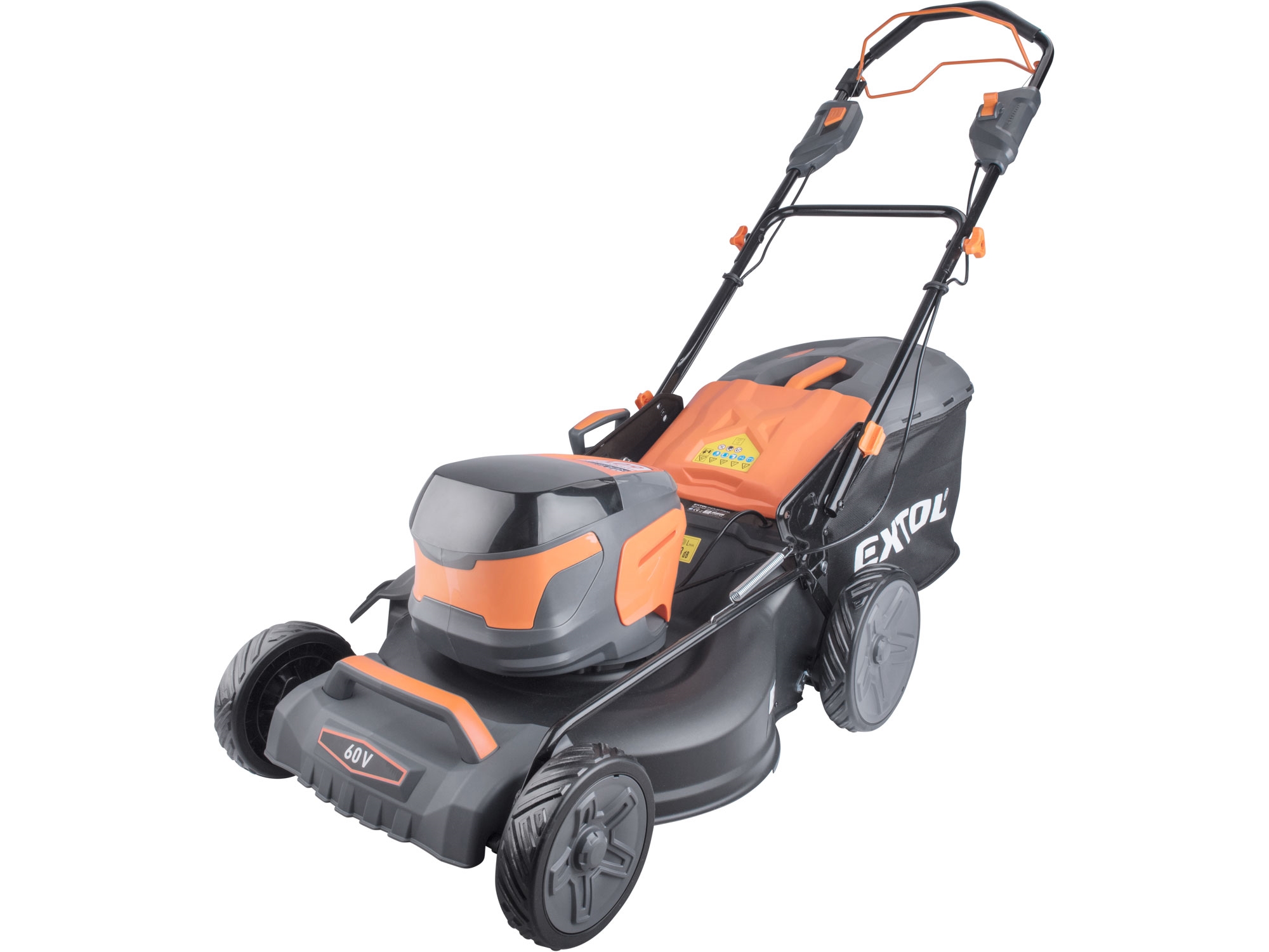 sekačka s pojezdem aku 60V, 51cm, BRUSHLESS, bez baterie a nabíječky , Extol industrial 8795721