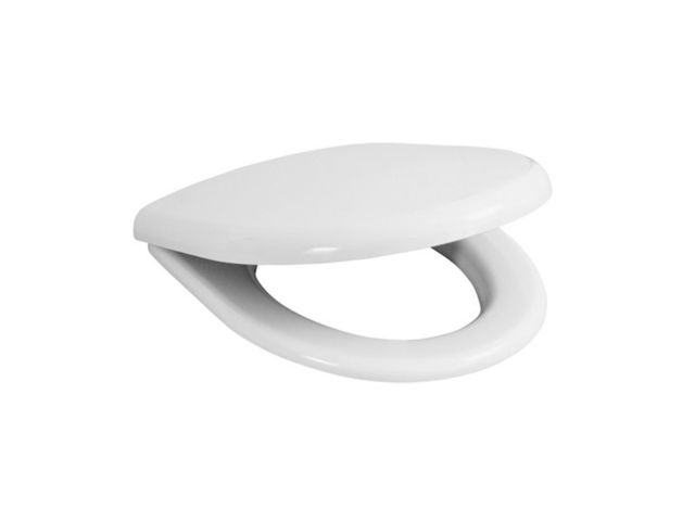 JIKA Deep duroplastové sedátko s poklopem, ocelové úchyty, bílá