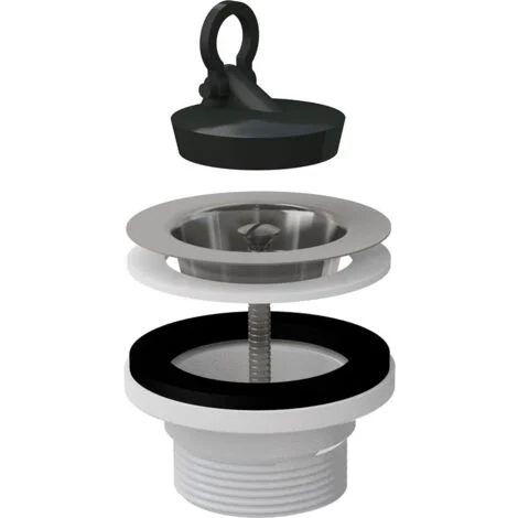 Alcadrain A33 výpust dřezová 6/4" s nerezovou mřížkou DN70