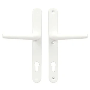 kování pro plast.dveře klika+klika 92mm Al BÍ RICHTER