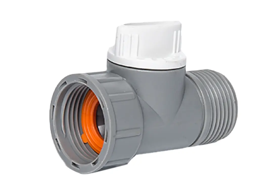 Adaptér s ventilem, vnitřní a vnější závit 3/4", WL-2232, WHITE LI