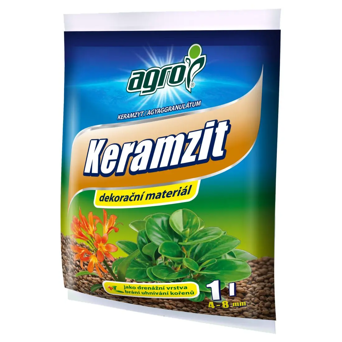 keramzit 4-8mm 1l AGRO
