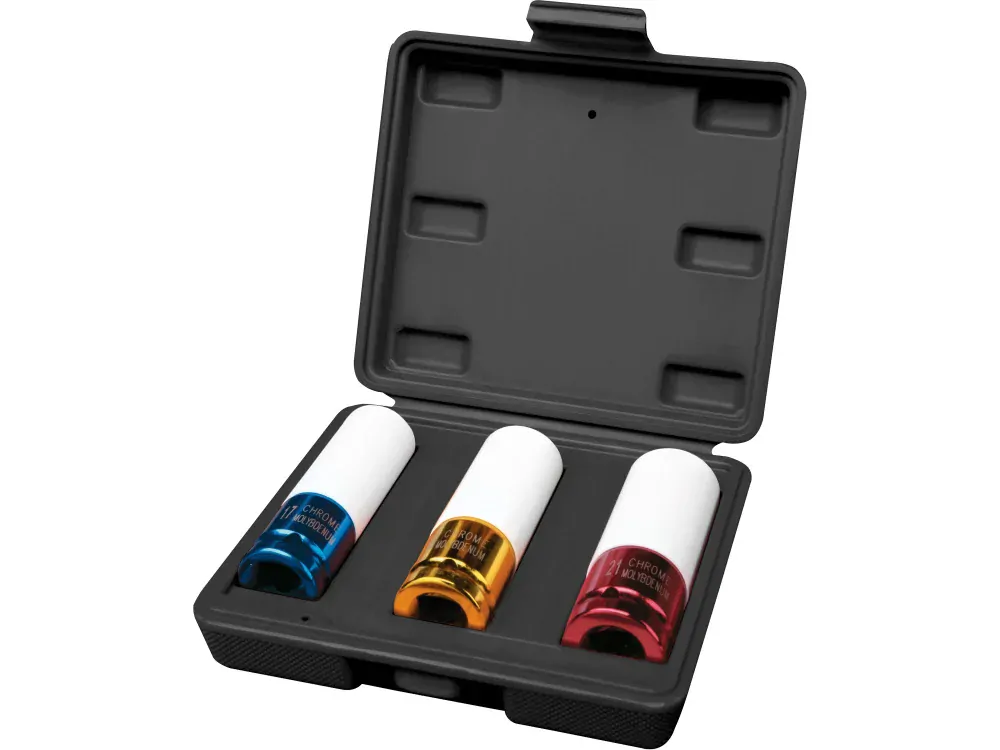 Hlavice nástrčné rázové 1/2", sada 3ks , 17-19-21mm Fortum 4700800