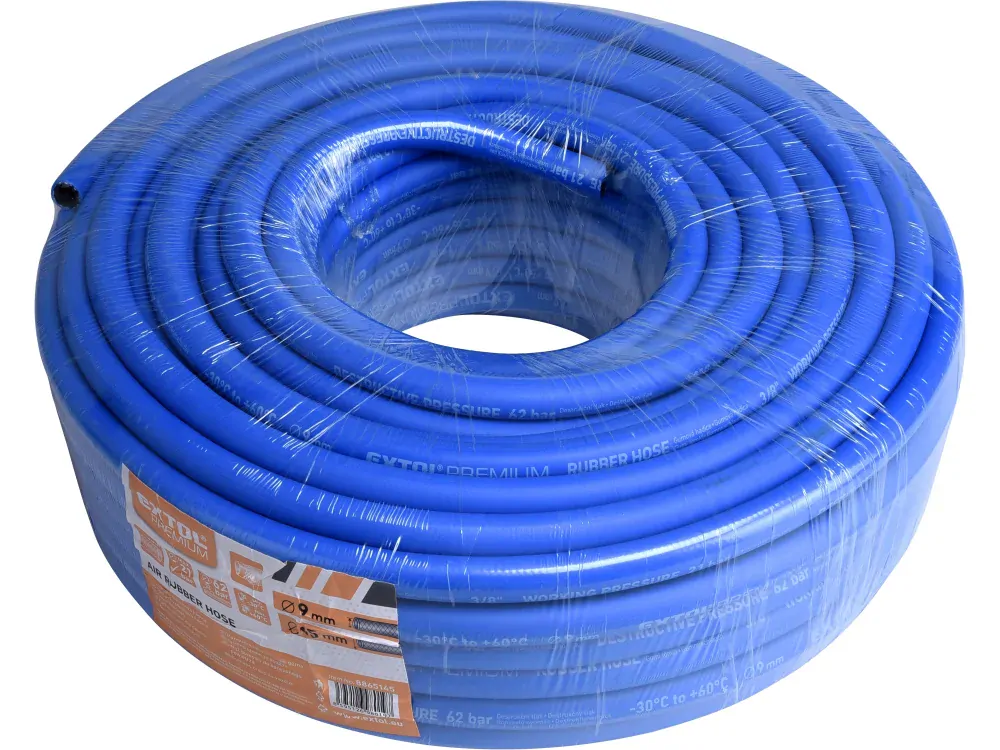 Hadice vzduchová, guma, 3/8" (9/15mm), 50m Extol premium 8865145