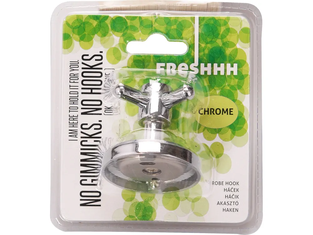 Chromovaný háček / věšák FRESHHH 830407