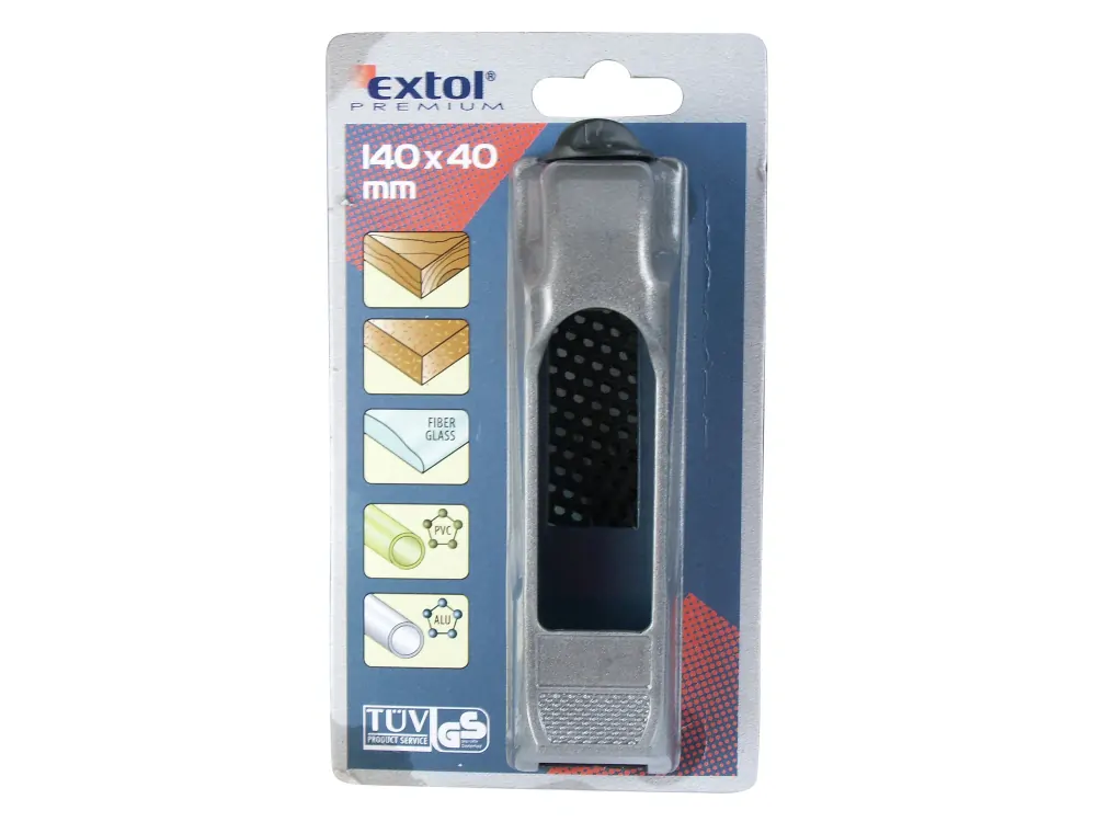 hoblík kovový, 140x40mm , Extol premium 8847120