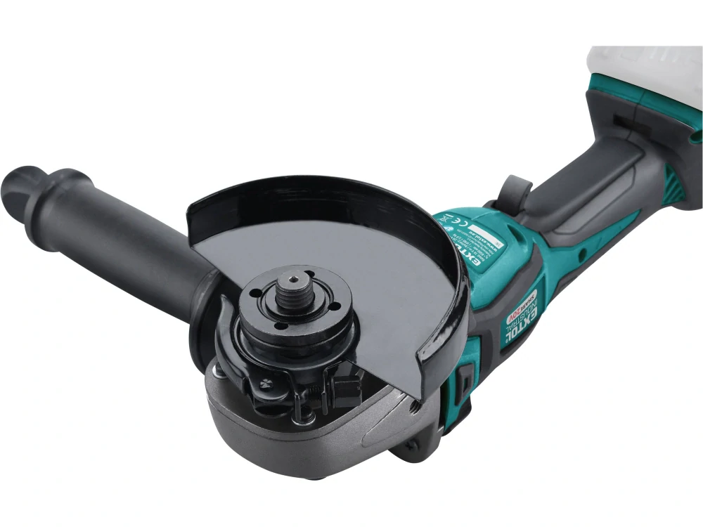 bruska úhlová aku SHARE20V, 125mm, BRUSHLESS, bez baterie a nabíječky , Extol industrial 8791841