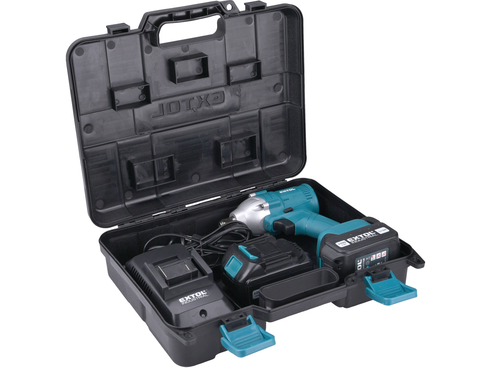 utahovák rázový aku 1/2", brushless, 18V Li-ion, 2x4000mAh