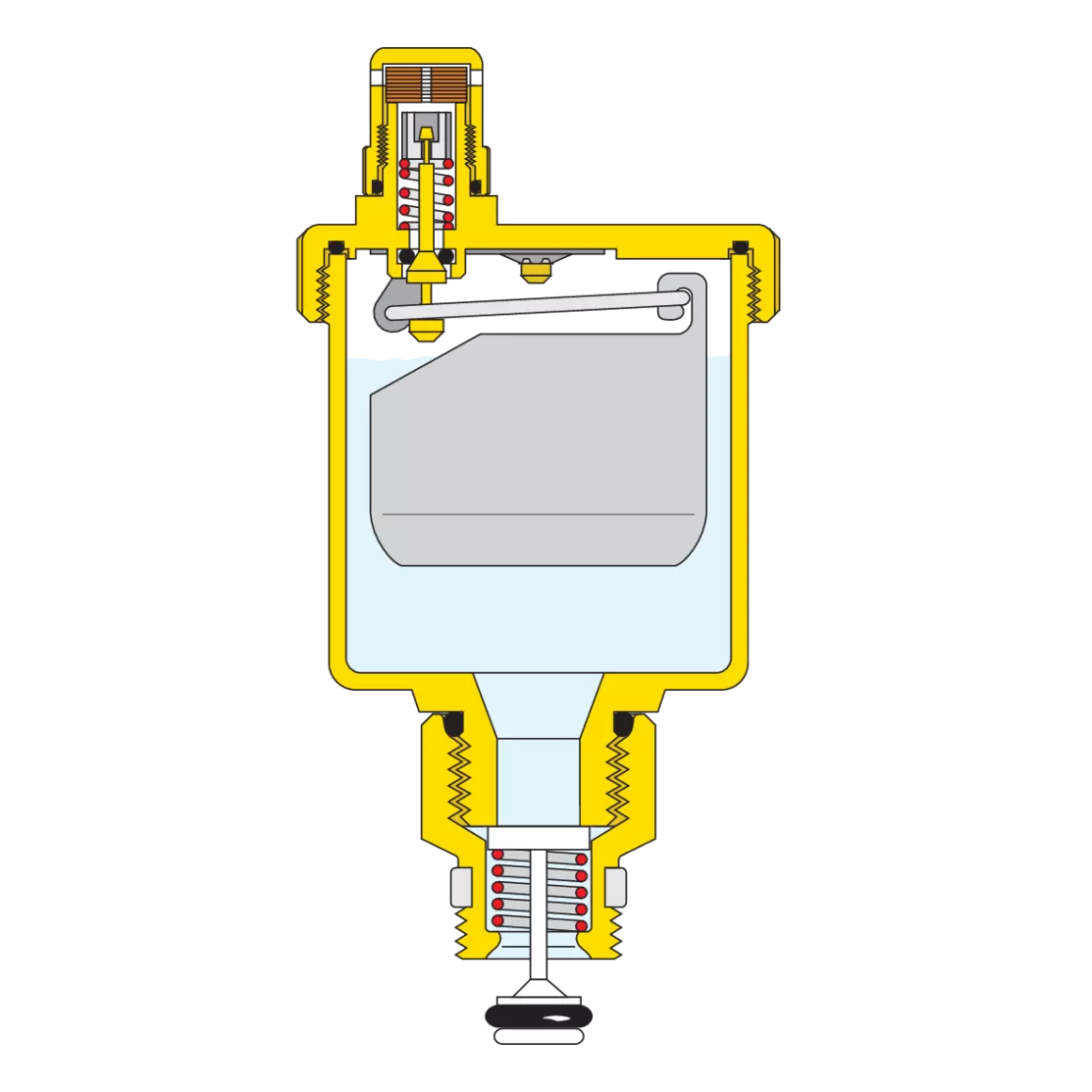 AUTOMATICKÝ ODVZDUŠŇOVAČ CALEFFI MINICAL 1/2"