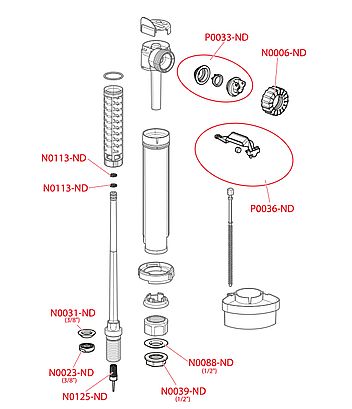 Napouštěcí ventil spodní 1/2" Alcadrain A17