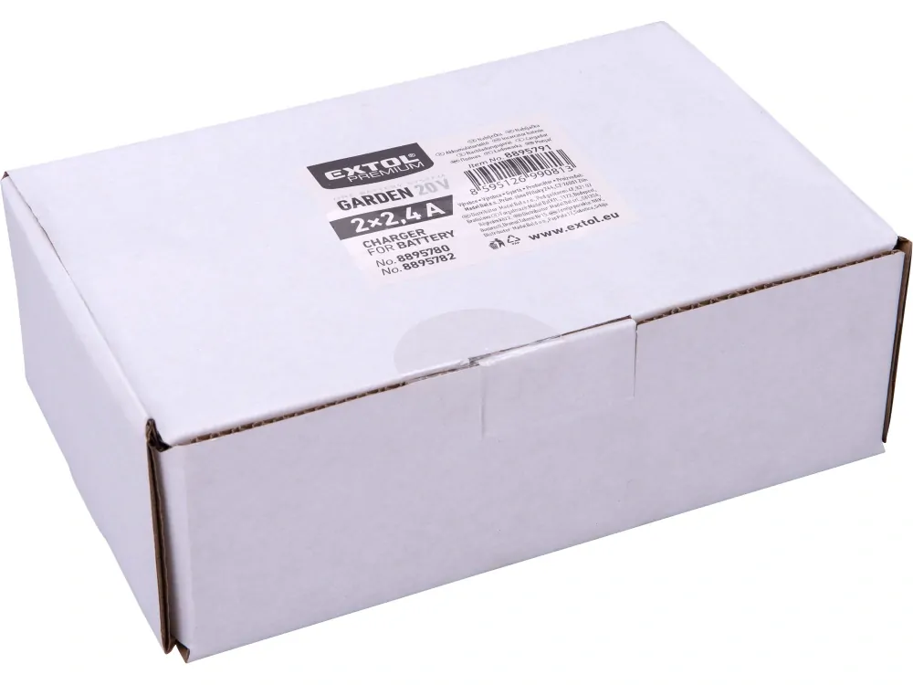 nabíječka GARDEN20V, 2x2,4A Extol premium 8895791