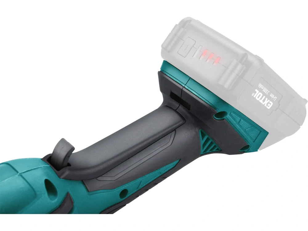 bruska úhlová aku SHARE20V, 125mm, BRUSHLESS, bez baterie a nabíječky , Extol industrial 8791841
