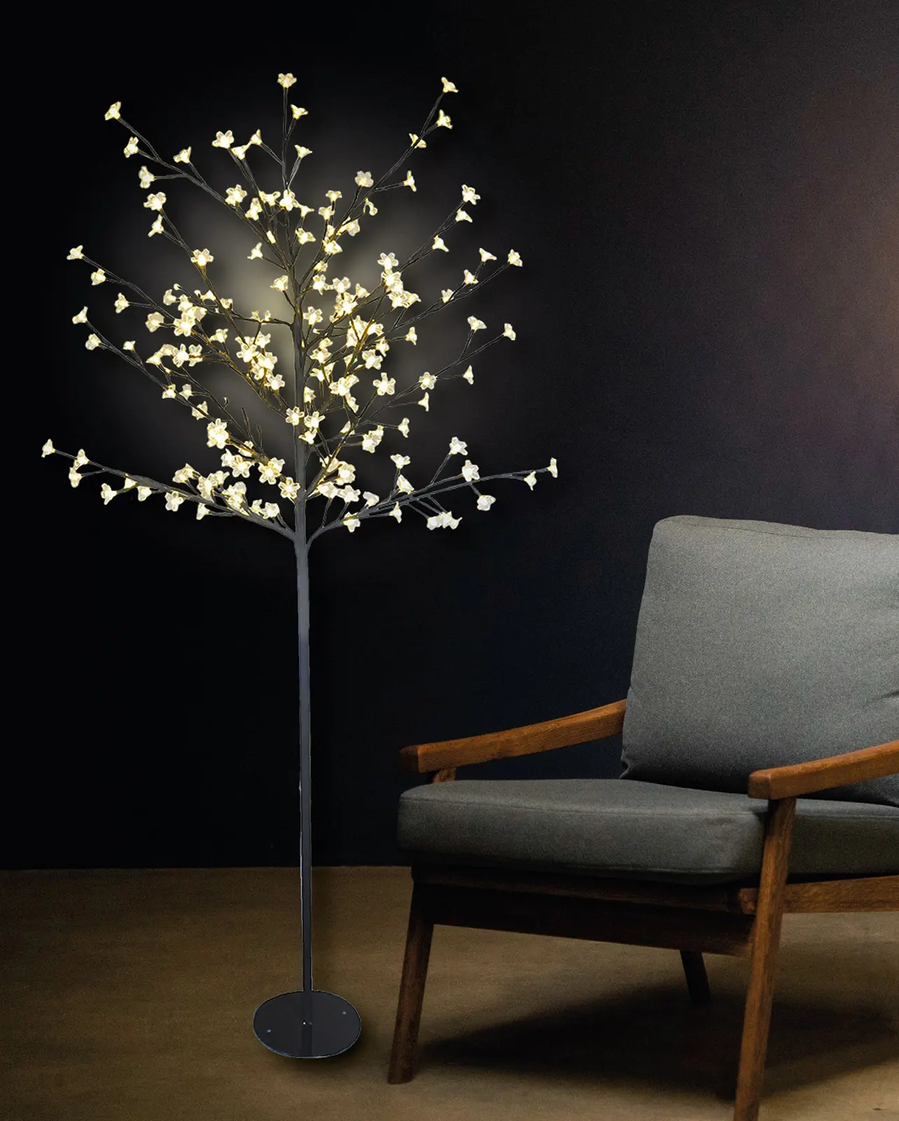 osvětlení vánoční STROM 150cm 150LED ČER