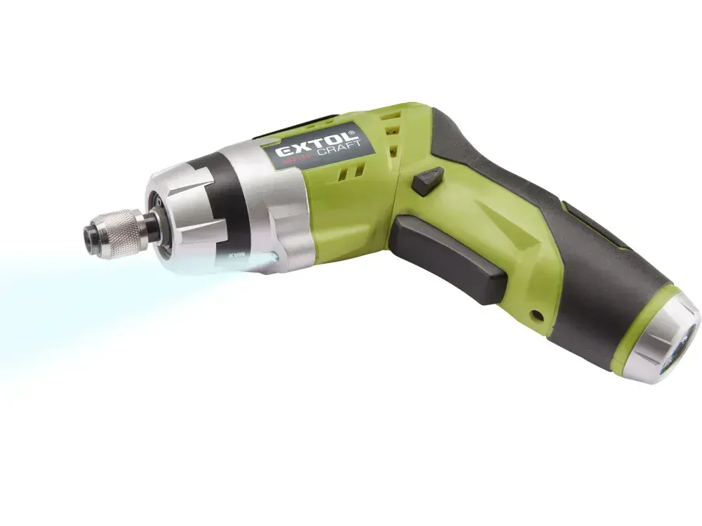 šroubovák aku 3,6V Li-ion, 1300mAh se svítilnou Extol