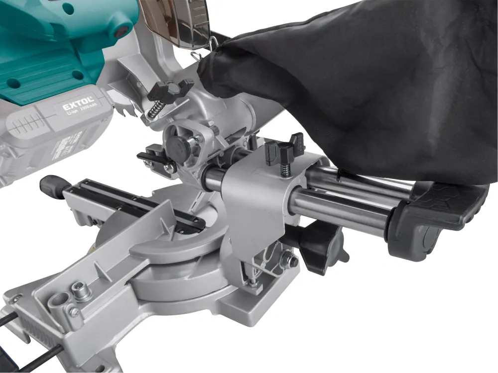 pila pokosová 185mm aku s laserem SHARE20V, BRUSHLESS, 20V Li-ion, bez baterie a nabíječky Extol industrial 8791827