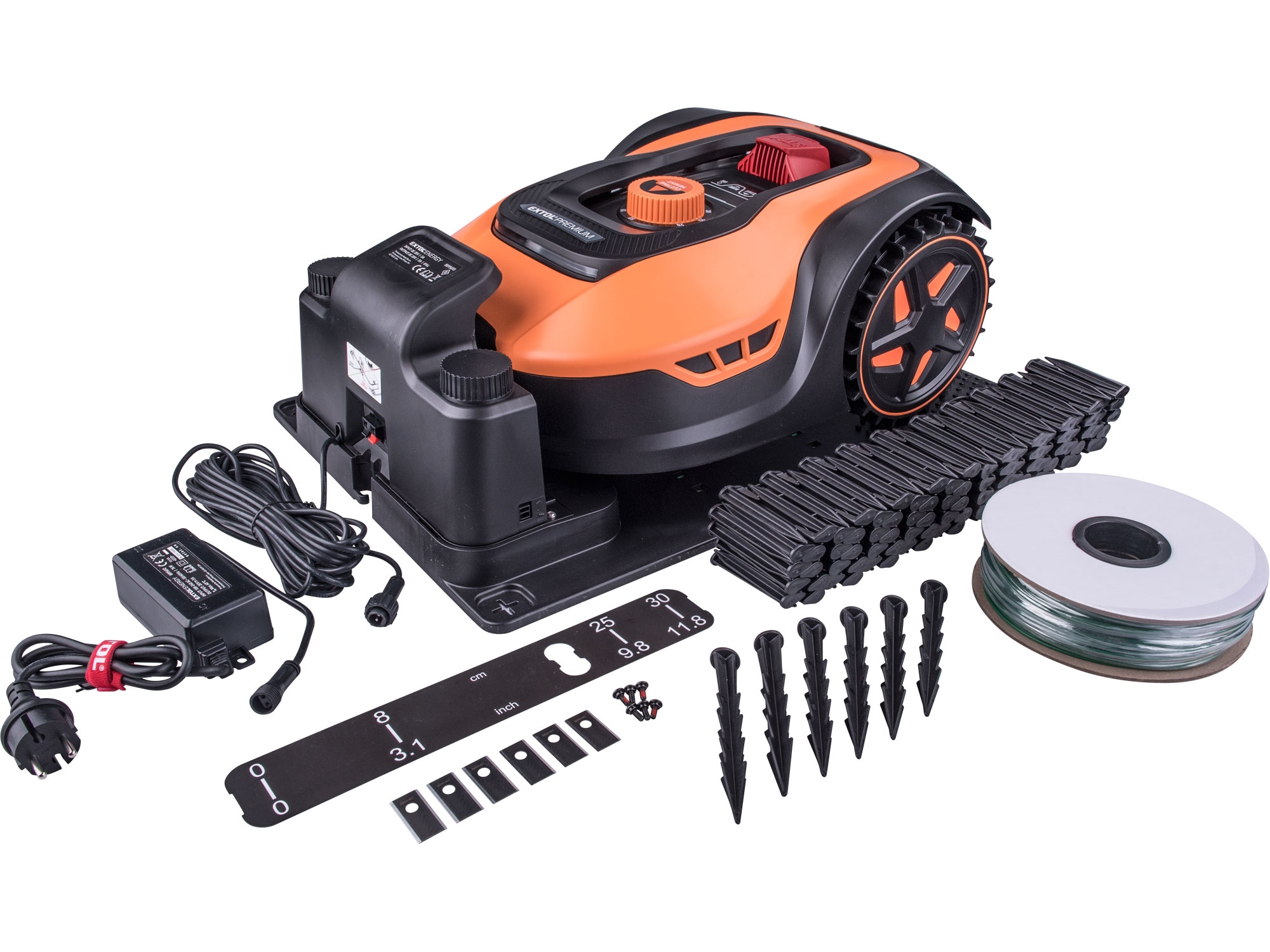 sekačka aku robotická, 900m2 , Extol premium 8895651