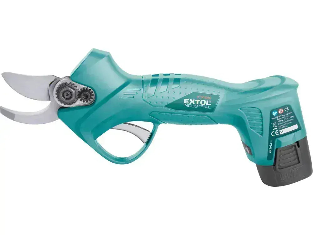 nůžky zahradní aku, 16V Li-ion, 2x2000mAh , včetně nabíječky