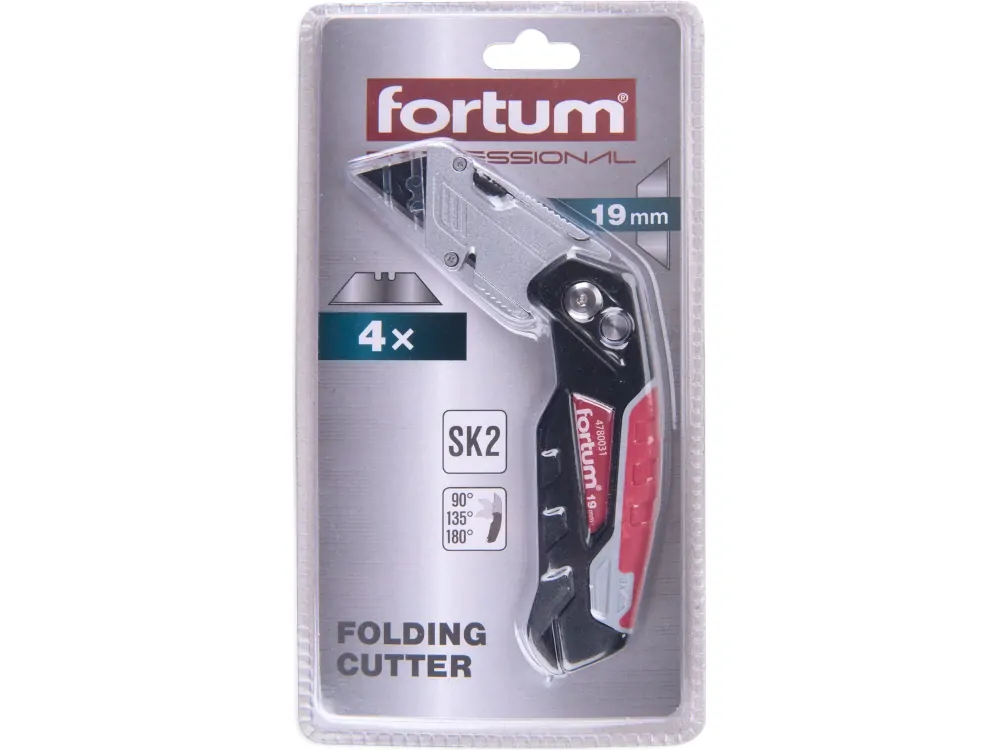 nůž zavírací s výměnným břitem a zásobníkem, 19mm Fortum 4780031
