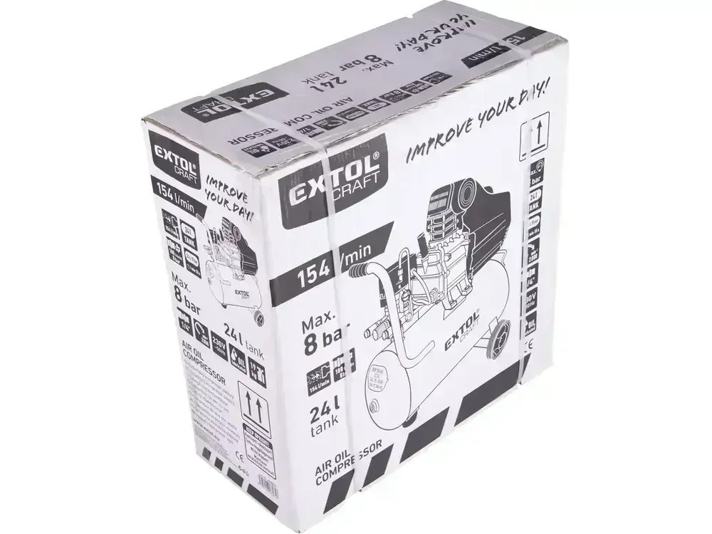 kompresor olejový 24l EXTOL CRAFT 418201