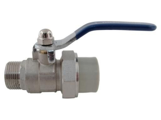 Kulový kohout PPR se šroubením 32 x 1" - vnější závit