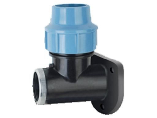 PE Nástěnné koleno