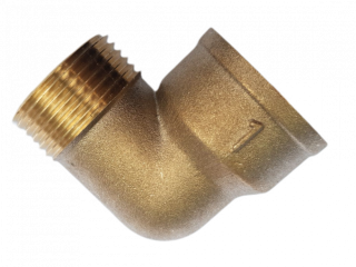 Mosazné koleno 1" MF