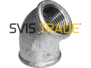 Pozinkované koleno 45° 1" 120 FF