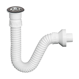 FLEXI UMYVADLOVÝ SIFON S VÝPUSTÍ 5/4" PR. 40MM TEXO Steno 11S00000