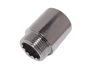 Chromované prodloužení 3/4" x 20mm