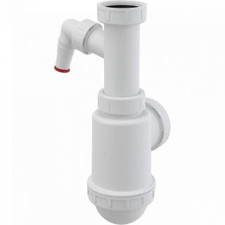 Sifon dřezový DN50/40 s přípojkou Alcaplast A443P