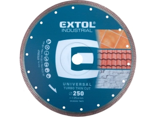 kotouč diamantový řezný, turbo Thin Cut, suché i mokré řezání, O 250x25,4x2mm - výprodej posledních kusů na skladě