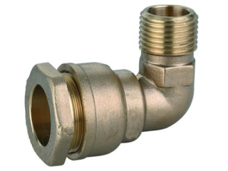 Mosazné koleno PE s vnějším závitem 32 x 1" Steno 4811321