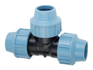 PE spojka T-kus 63mm Donsen 470163