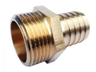 Mosazný hadičník 3/4" x 20 mm - vnější závit SVIS 680.020.020