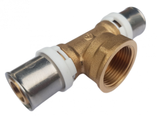 T-kus lisovací pro AL-Pex 16 x 3/4" x 16 vnitřní závit