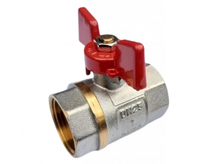 Kulový kohout motýl FF 1/2" s ucpávkou PN30 Melscher BV3201-12